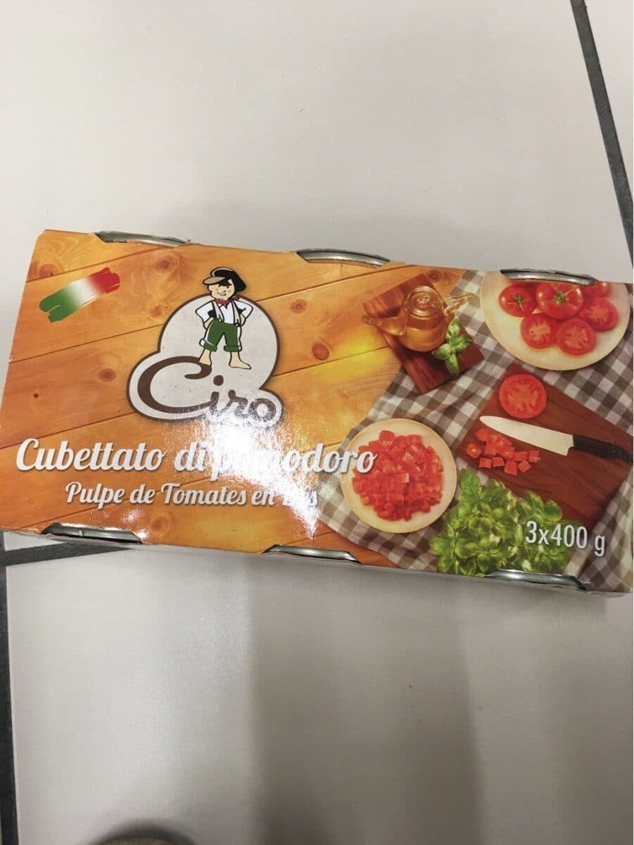 Ciro Pulpe de tomate packshot