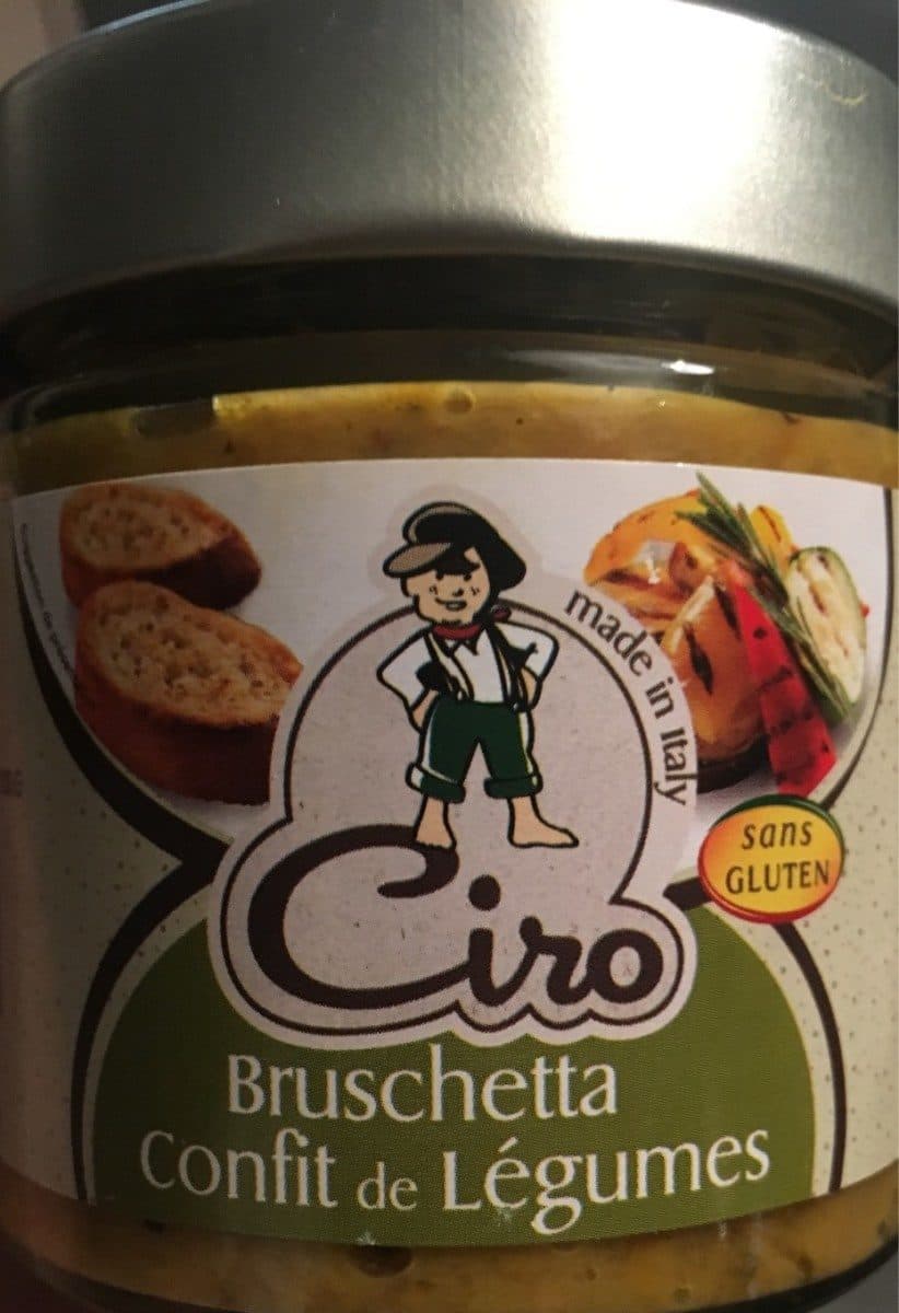 Ciro Bruschetta confit de legumes packshot