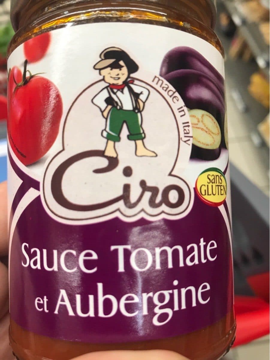 Ciro Sauce tomate et aubergine packshot
