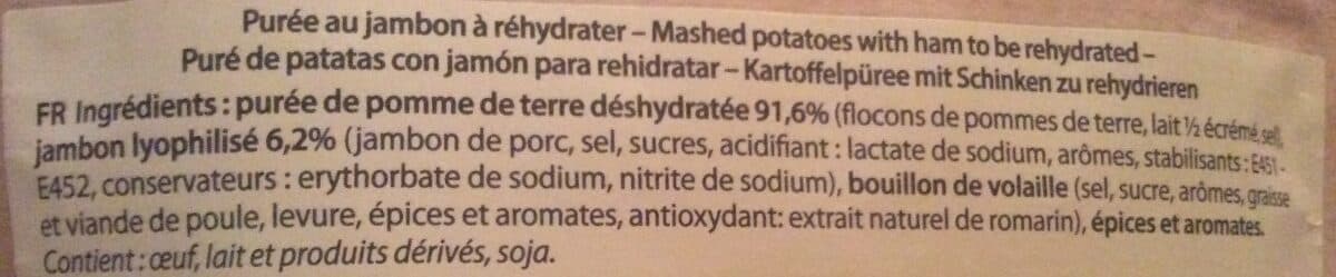 Open Food Facts Purée de jambon packshot