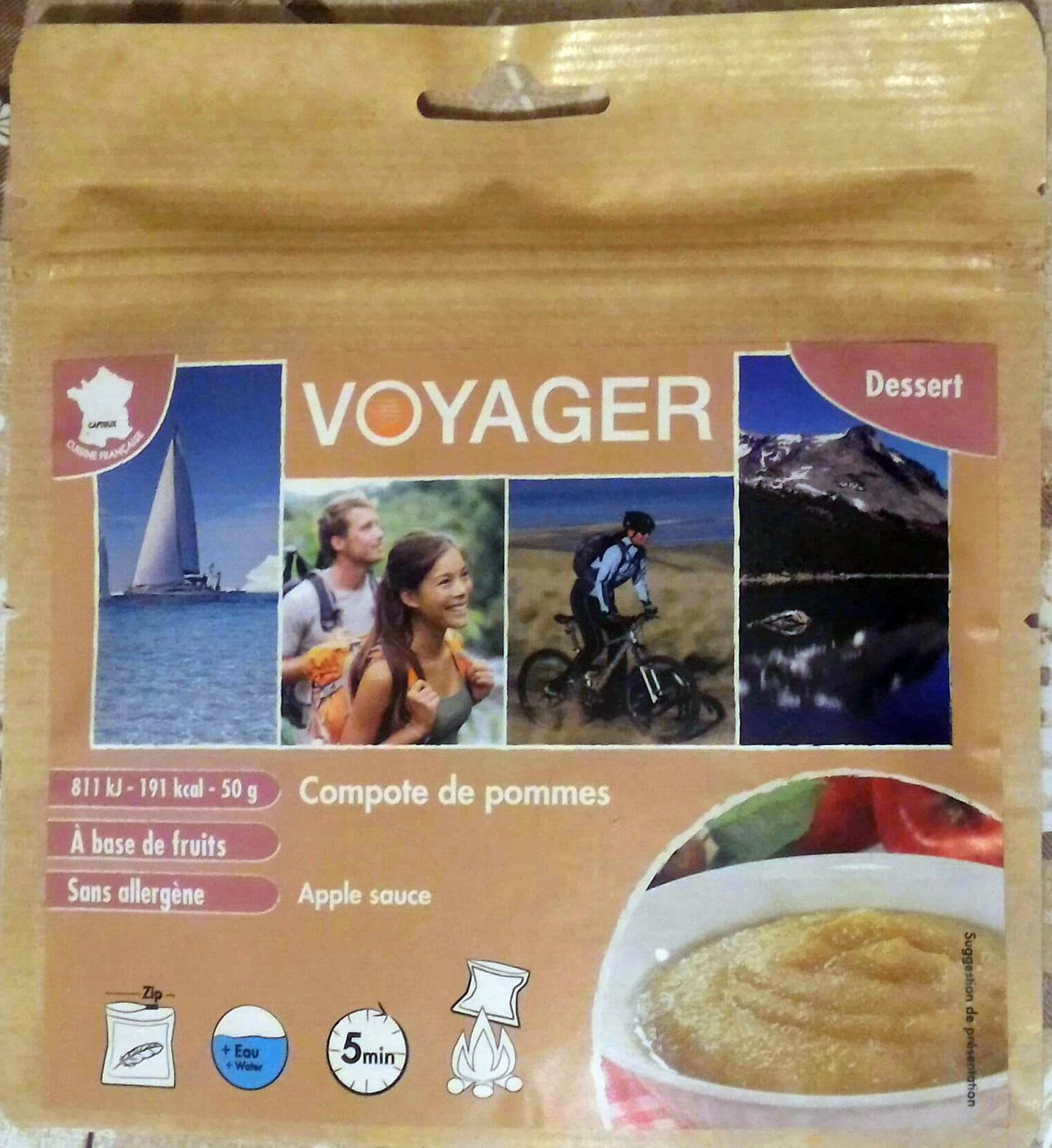 Voyager Compote de pomme Dessert packshot