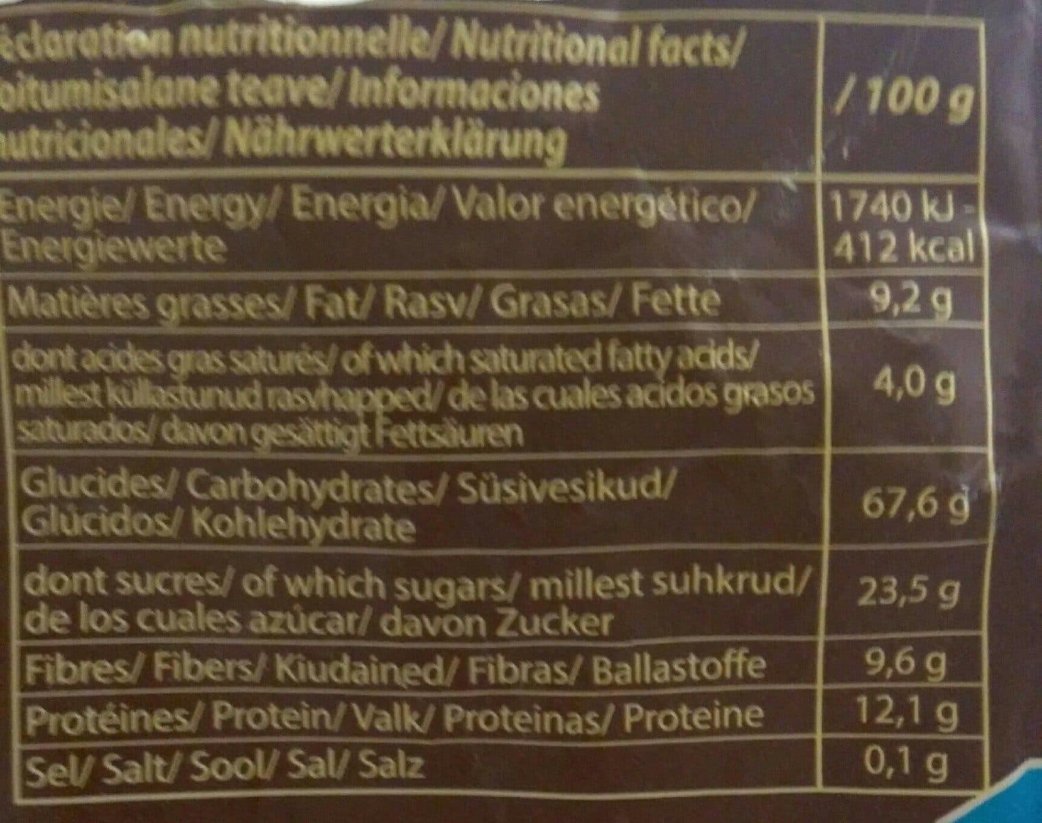 Falières Nutrition Muesli au Chocolat packshot