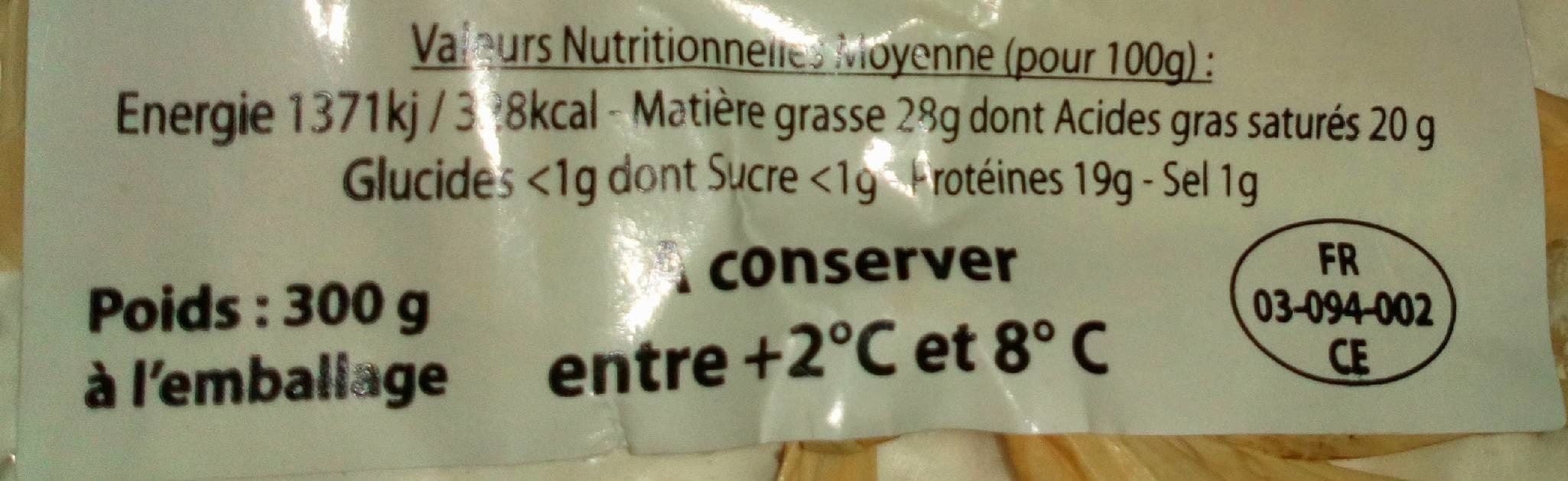 Société Laitière de Vichy Gaperon ficelle du Tone packshot