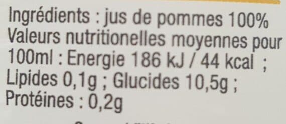 Open Food Facts Jus de pomme packshot