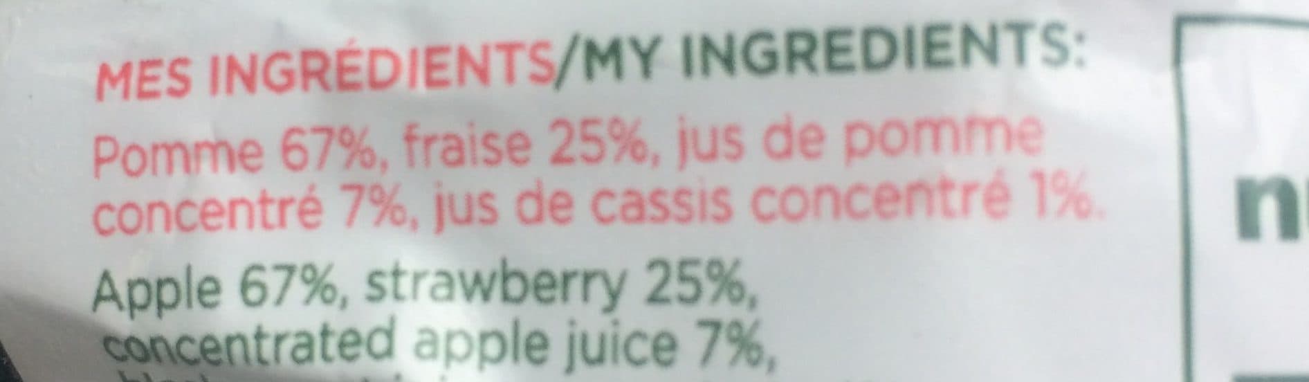 Buddyfruits La Gourde de fruits - pomme fraise cassis packshot