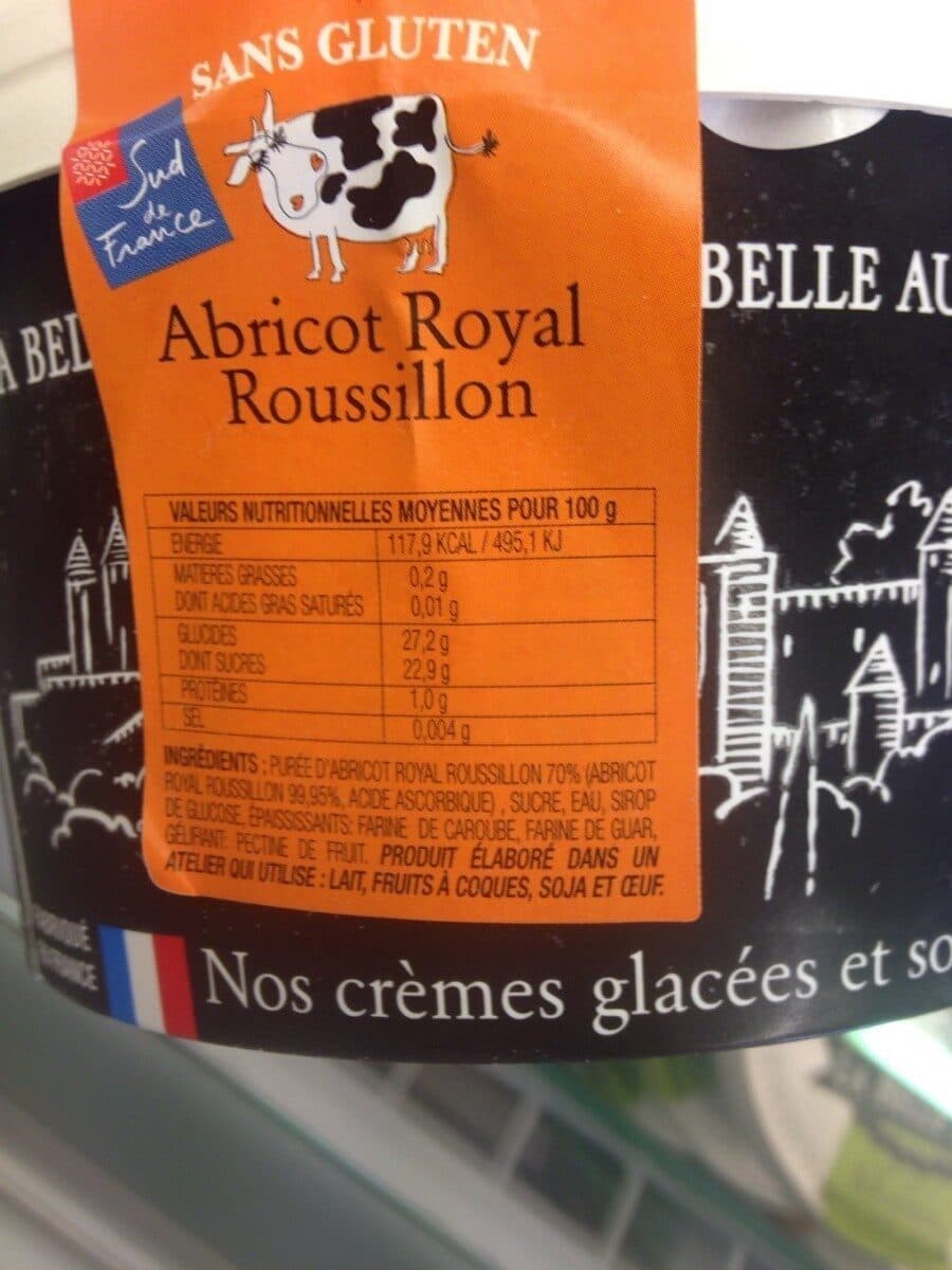 la belle aude Sorbet plein fruit packshot
