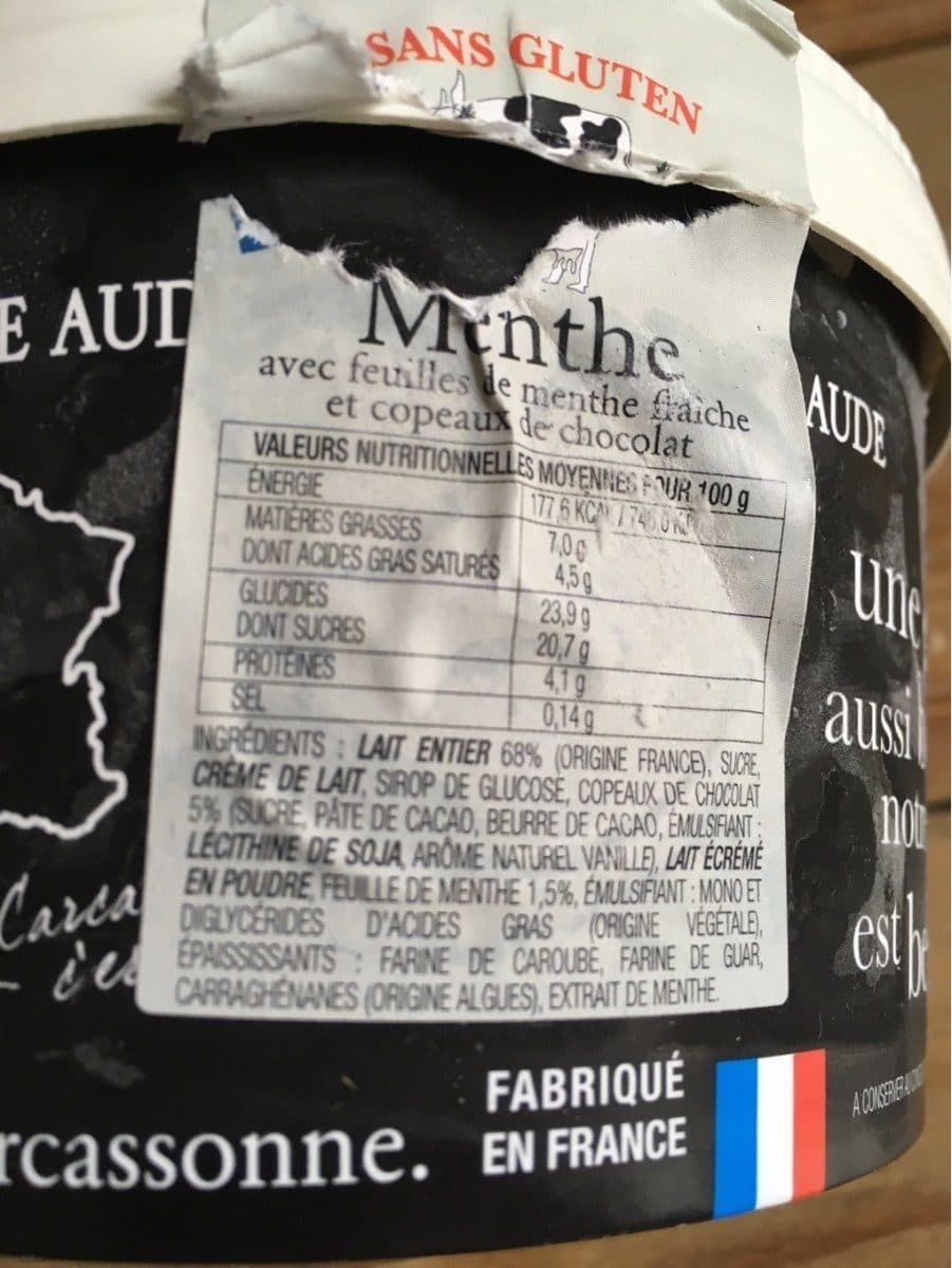 La Belle Aude Creme glacee Menthe chocolat packshot
