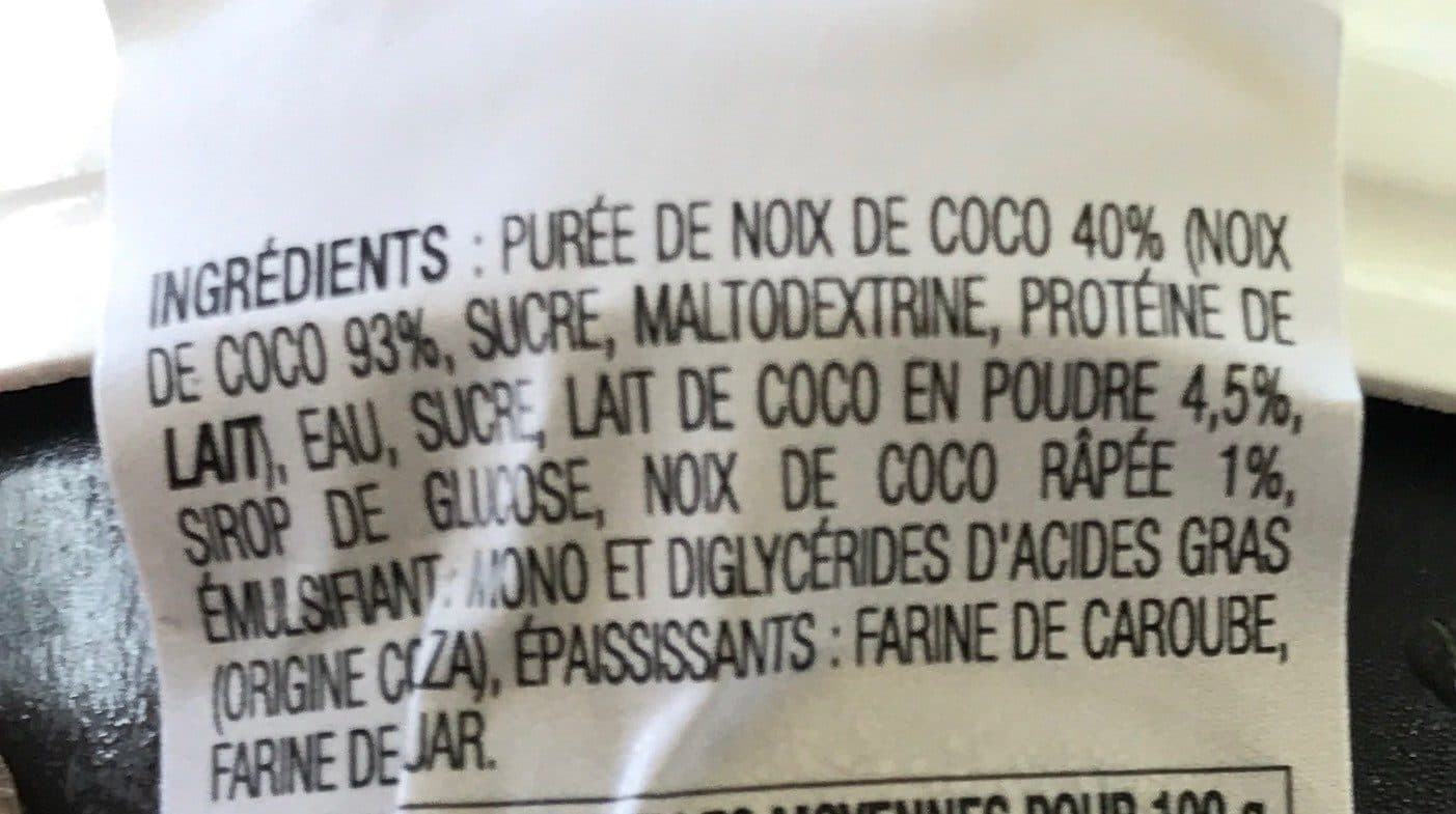 La Belle Aude Sorbet Noix de Coco packshot