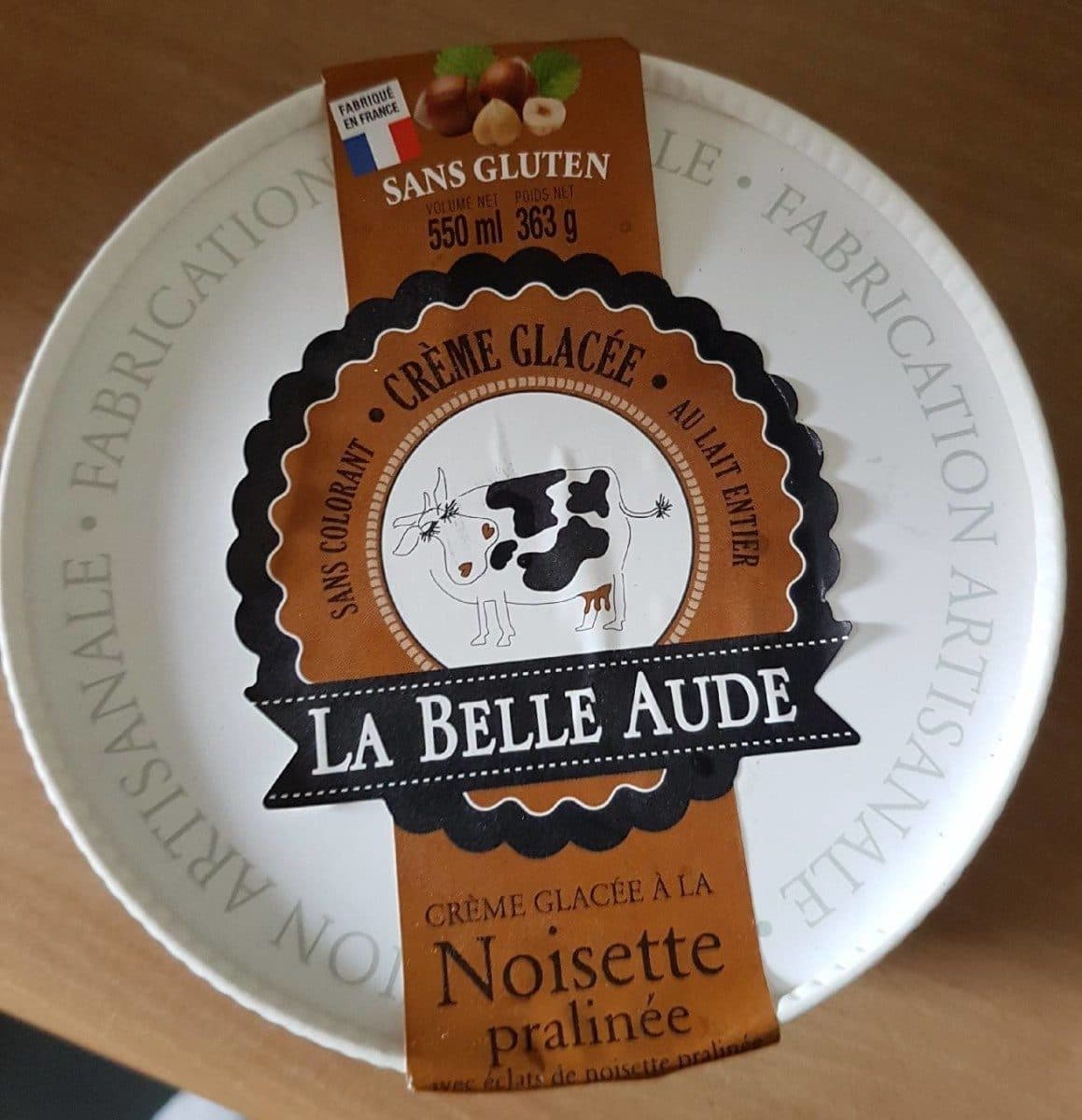 La Belle Aude Crème glacée à la noisette packshot