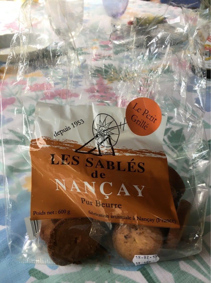Les Sablés de Nançay Le Petit Grillé. packshot