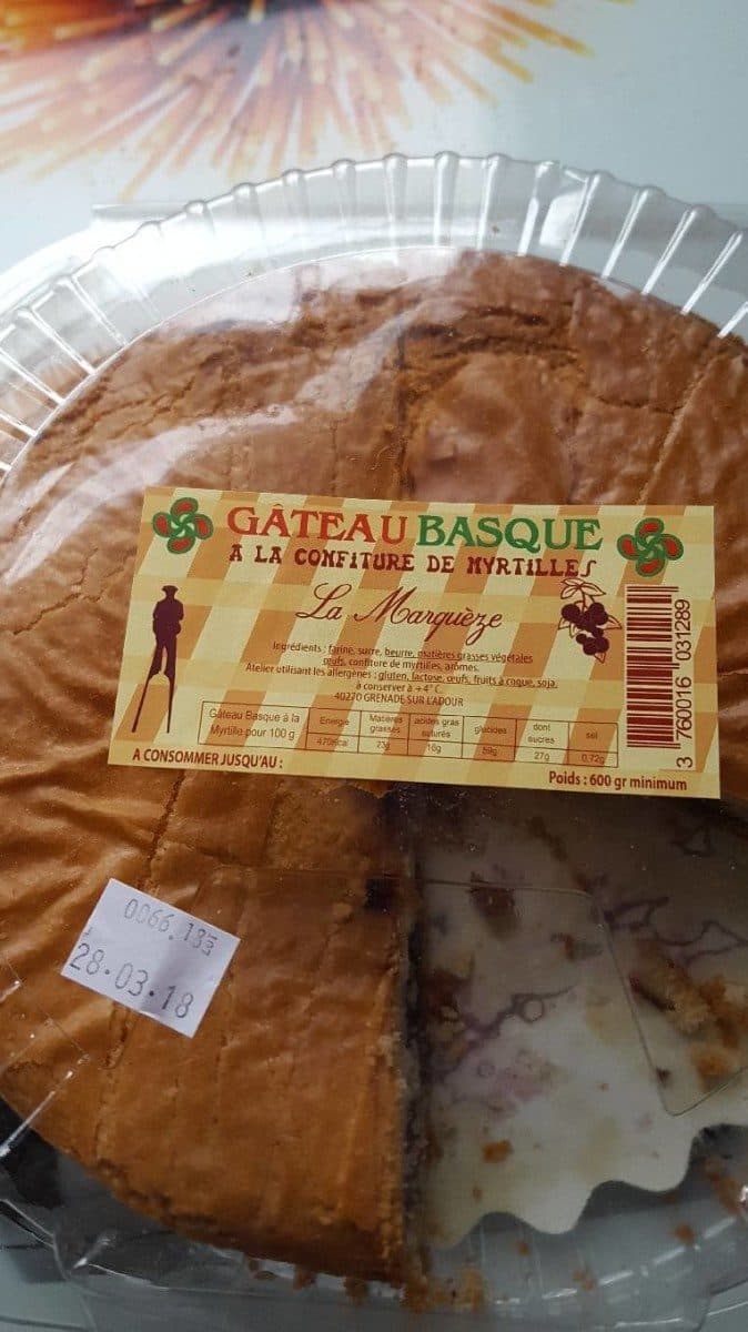 Open Food Facts Gâteau basque packshot