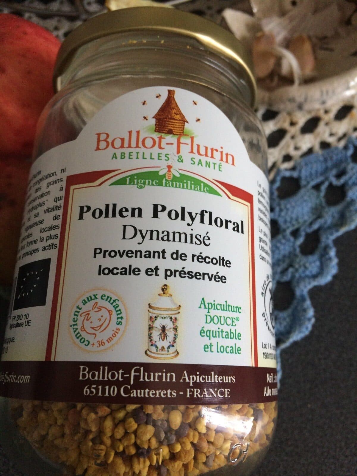 Ballot-Flurin Pollen Polyfloral Bio Dynamisé - 210 GR - Ballot-Flurin packshot