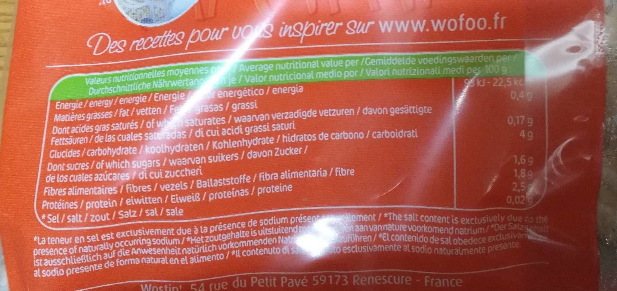 Wofoo Pousses de haricot mungo (+10 % gratuit) packshot