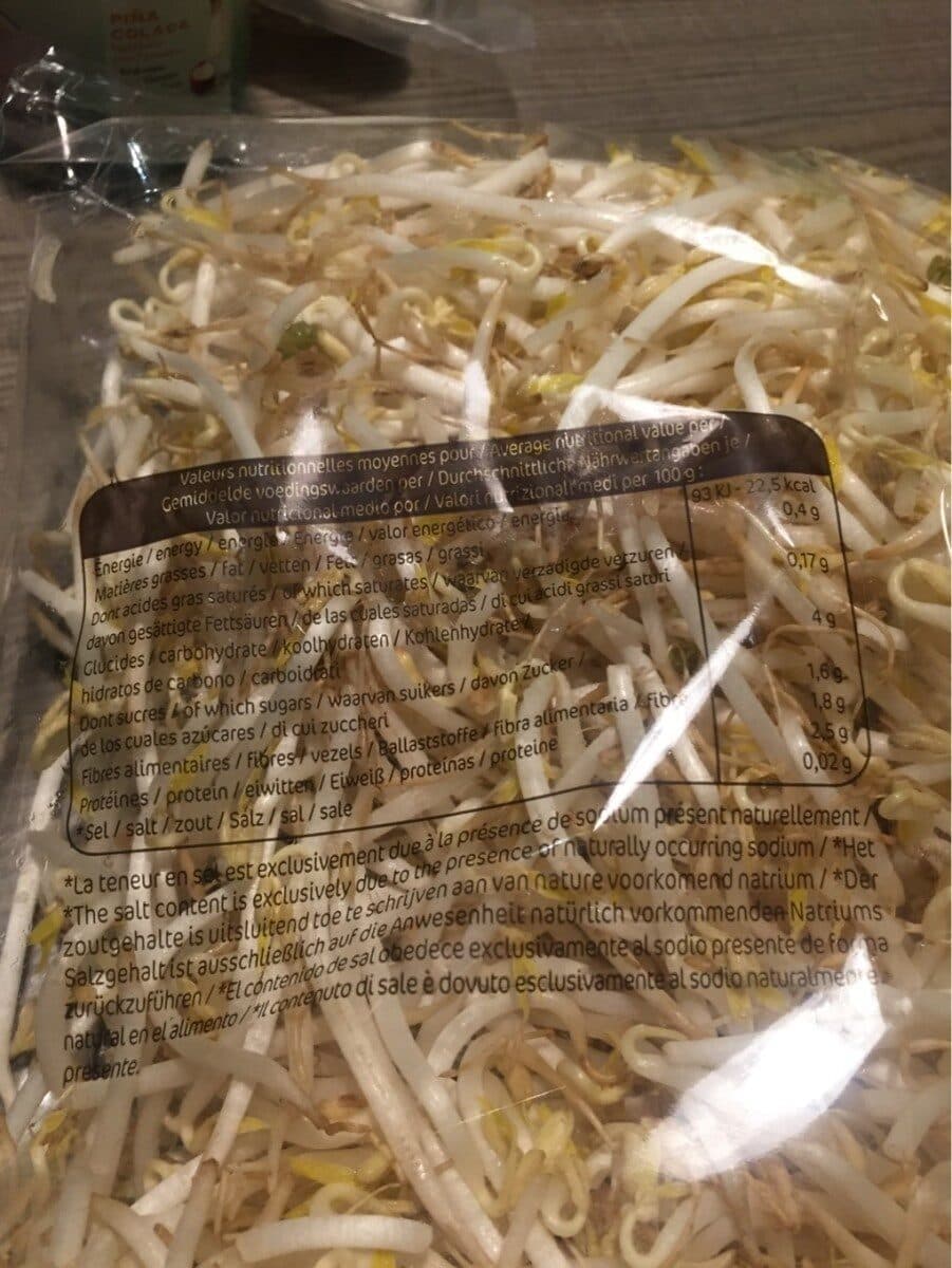 Open Food Facts Pousses de Haricot mungo packshot