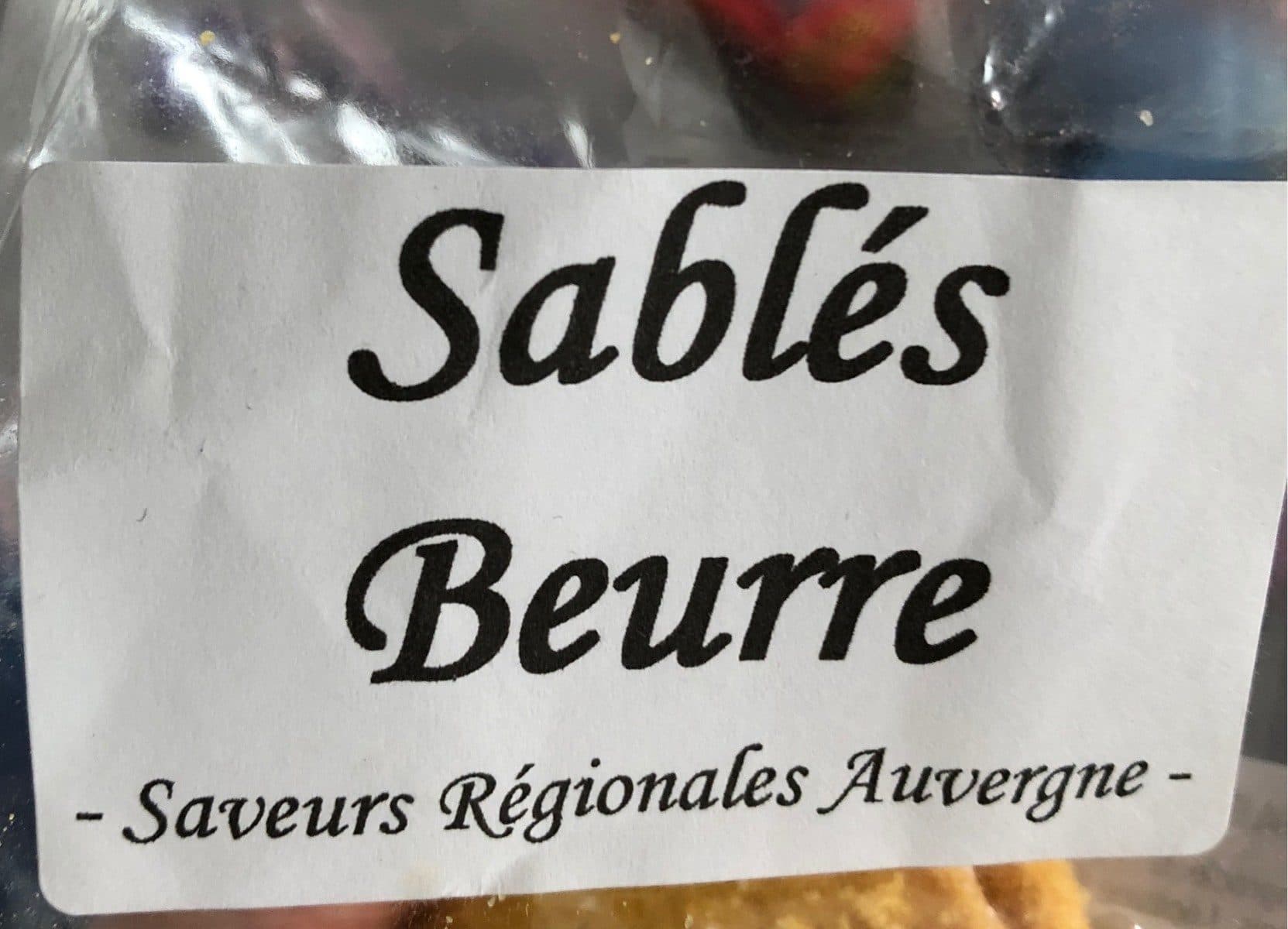 Open Food Facts Sablés Beurre packshot