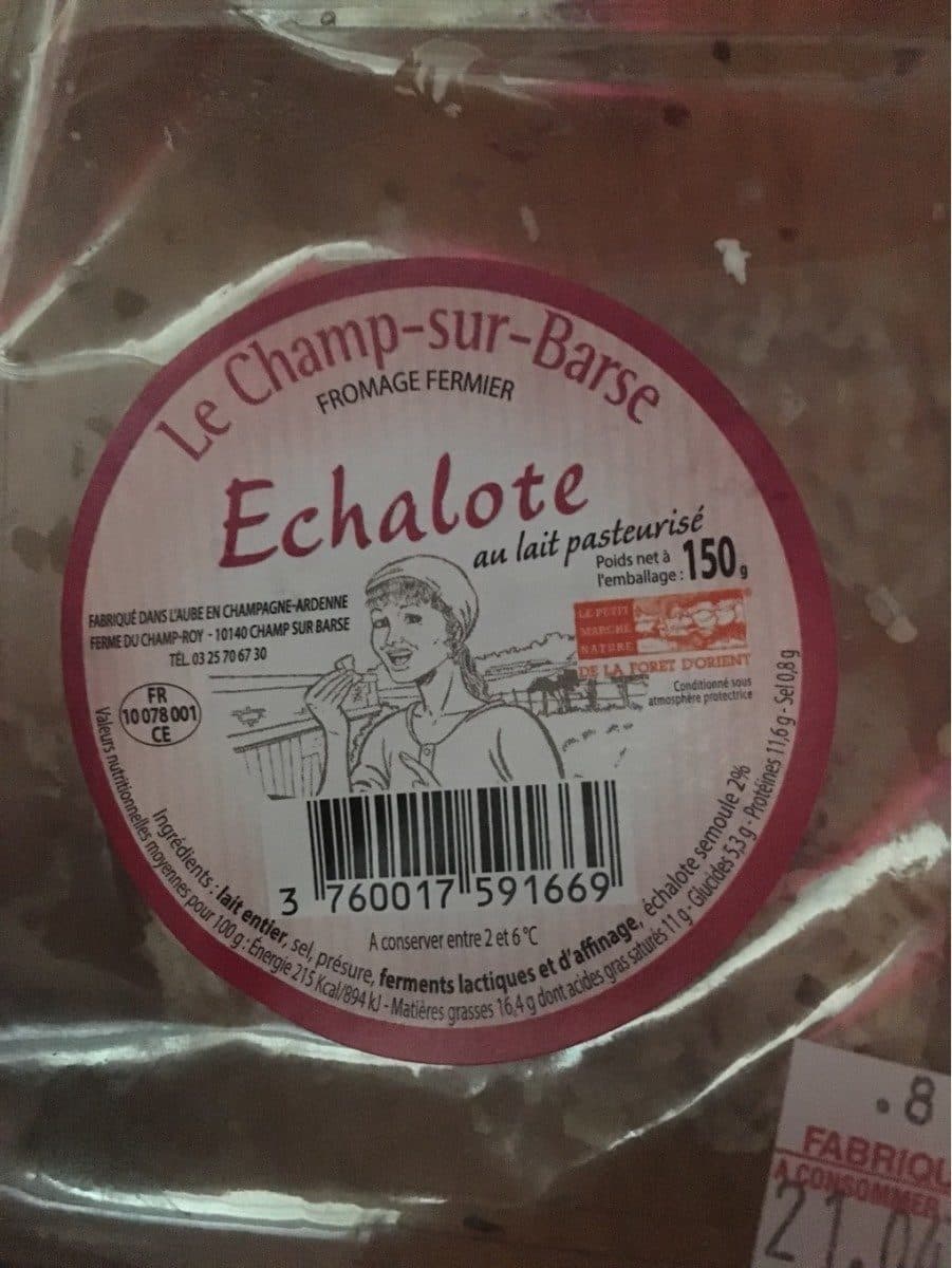 Ferme du Champ Roy Le Champ-sur-Barse Échalote packshot