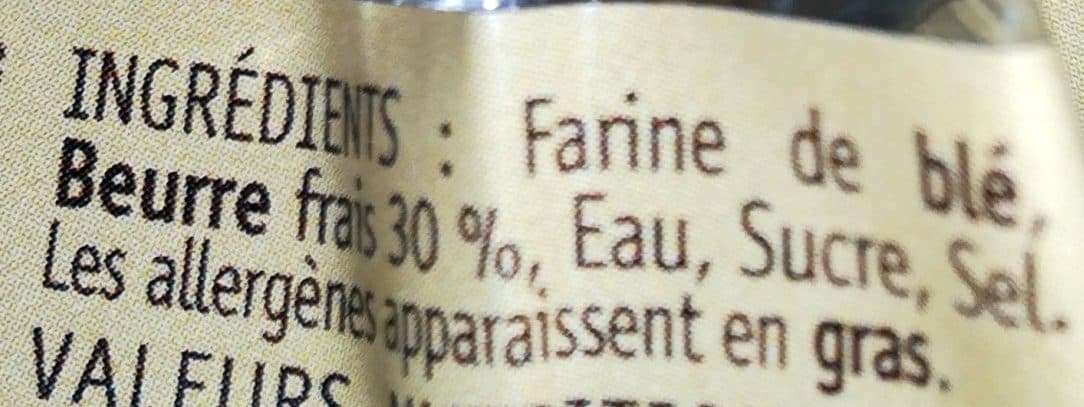 Biscuiterie Artisanale de Kersual Palmier au beurre frais packshot