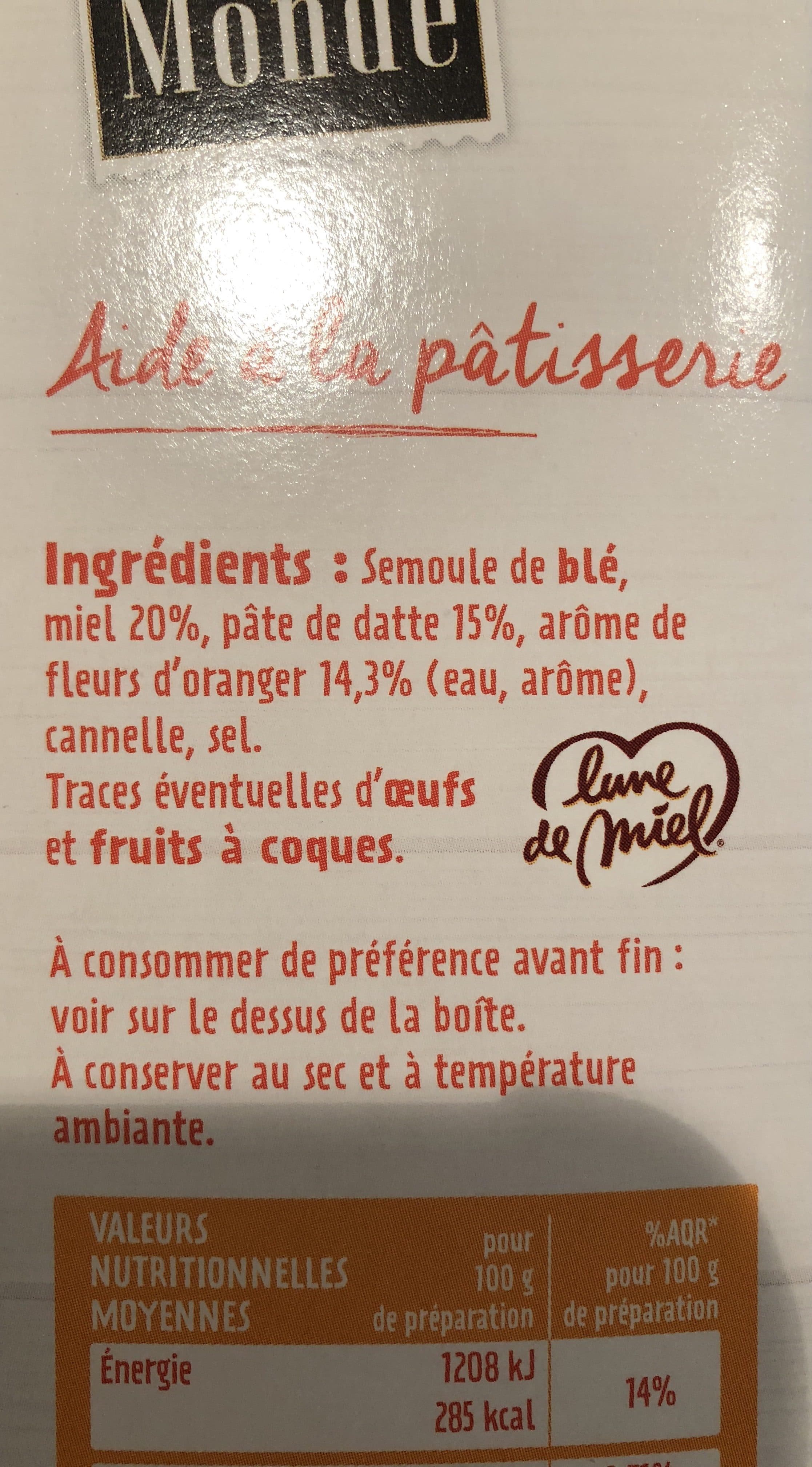 Patisseries Du Monde Makrouts packshot