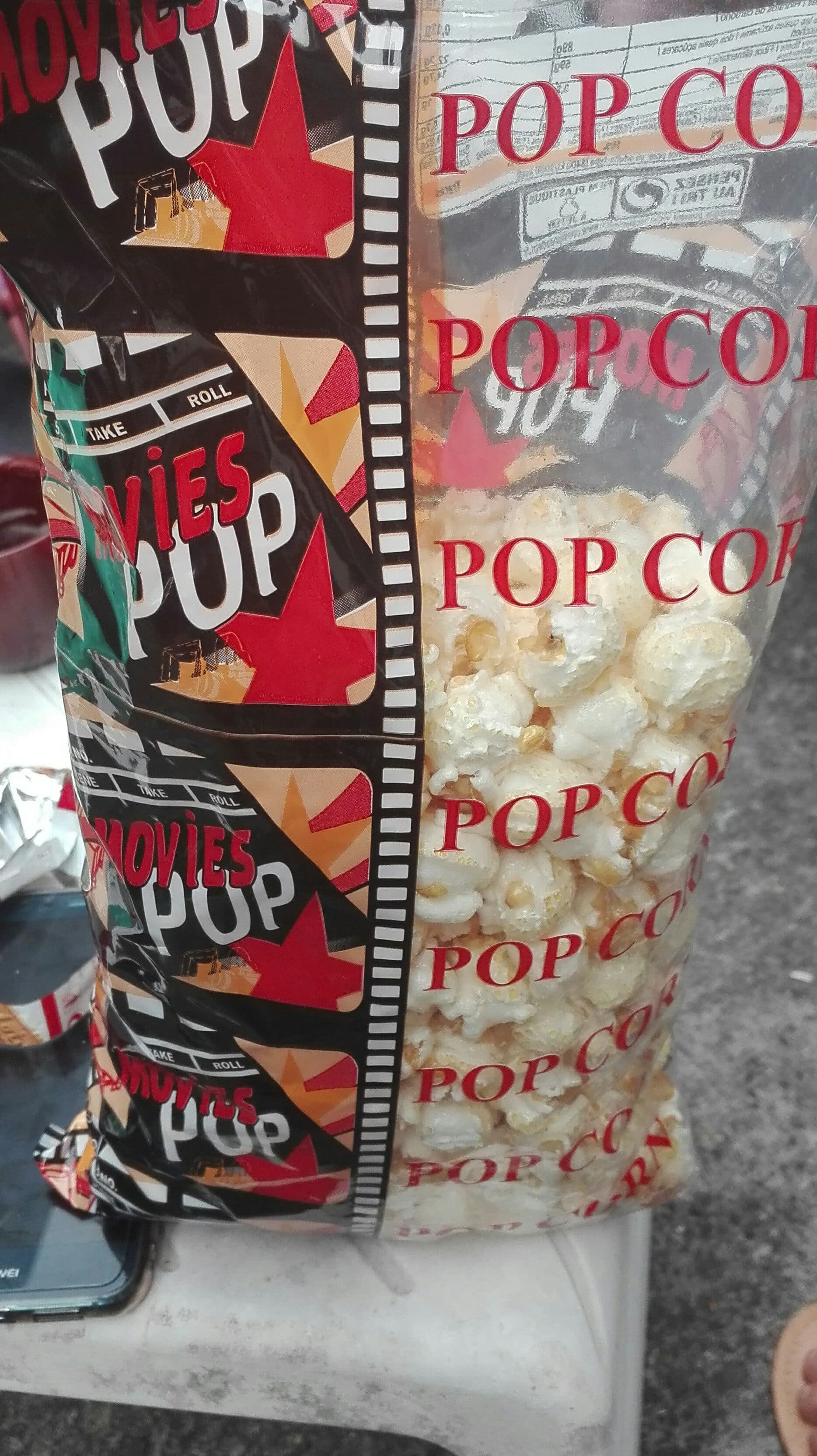 Movies Pop SACHET POPCORN SUCRE packshot