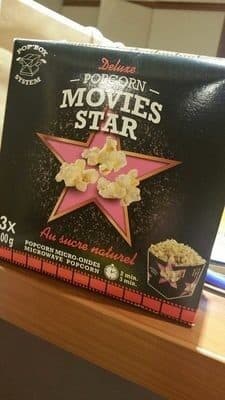 Deluxe Popcorn MOVIES STAR packshot