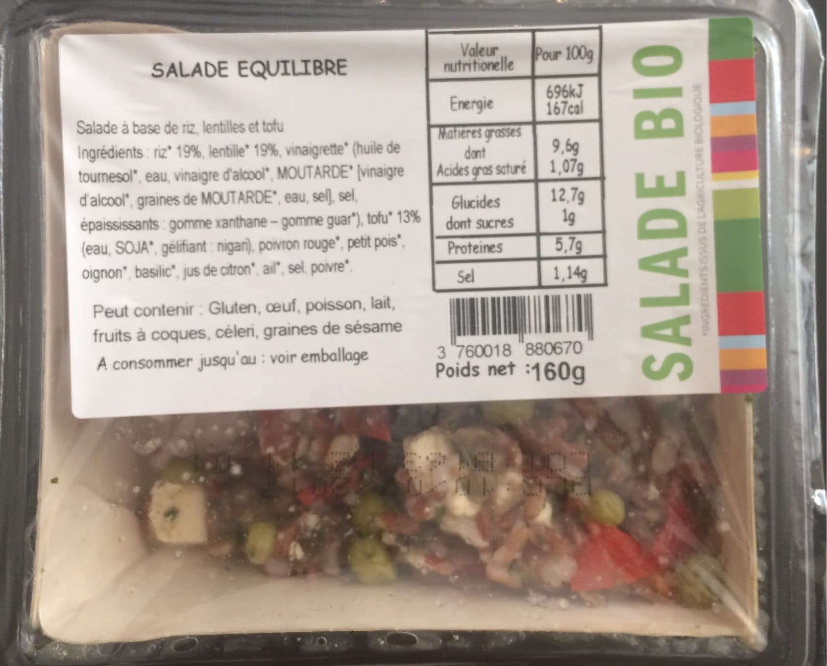 Bergams Salade de Lentilles et Tofu Fumé packshot