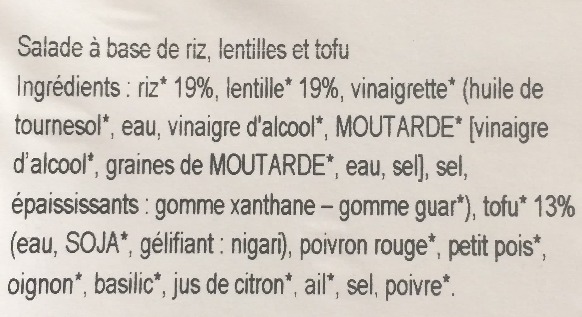 Bergams Salade de Lentilles et Tofu Fumé packshot