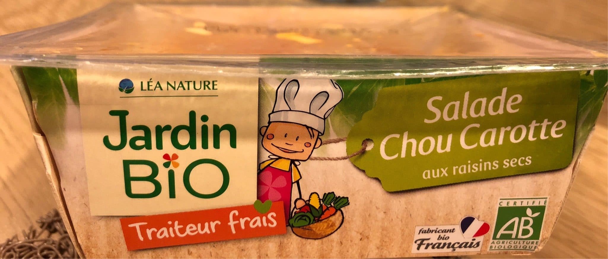 Jardin Bio Salade de chou et carottes aux raisins secs COTE BIO packshot