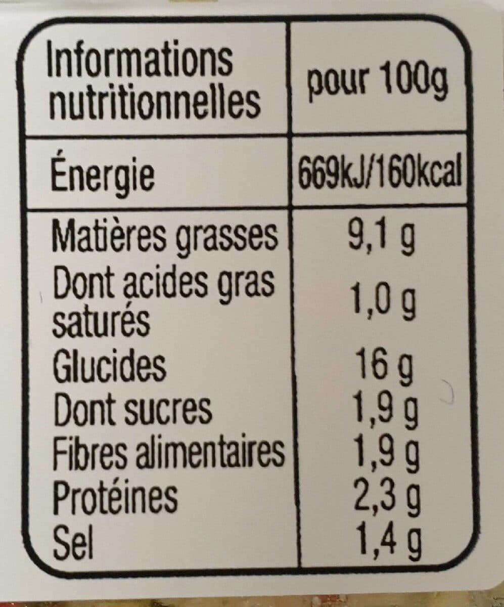 Carte Nature Taboulé oriental packshot