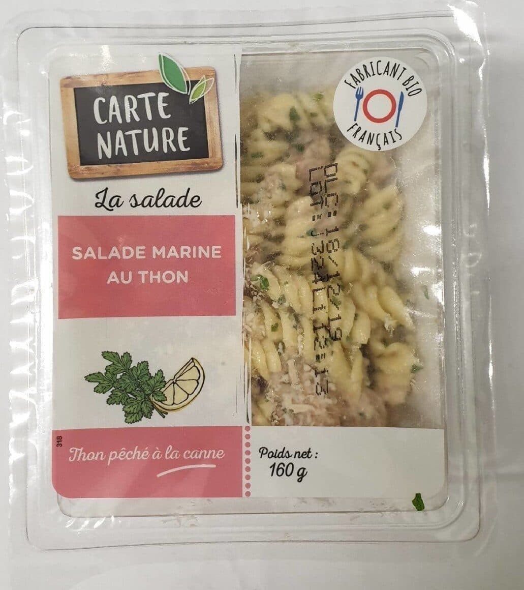 Carte Nature Salade marine au thon packshot