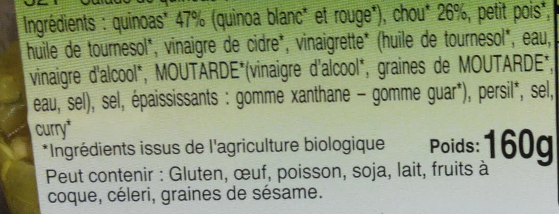 Carte Nature Saveurs des Andes aux deux quinoas packshot