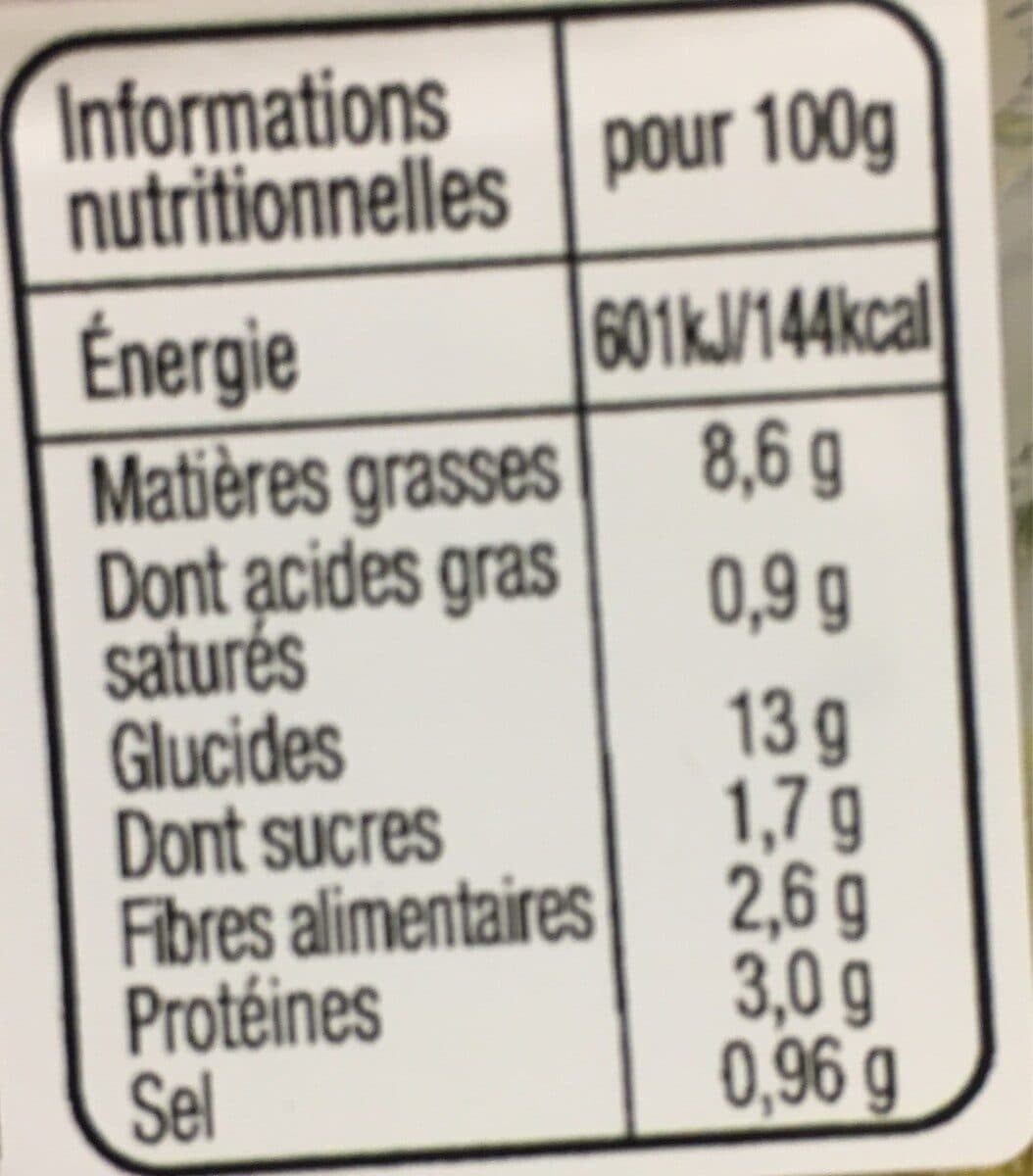 Carte Nature Saveurs des Andes aux deux quinoas packshot