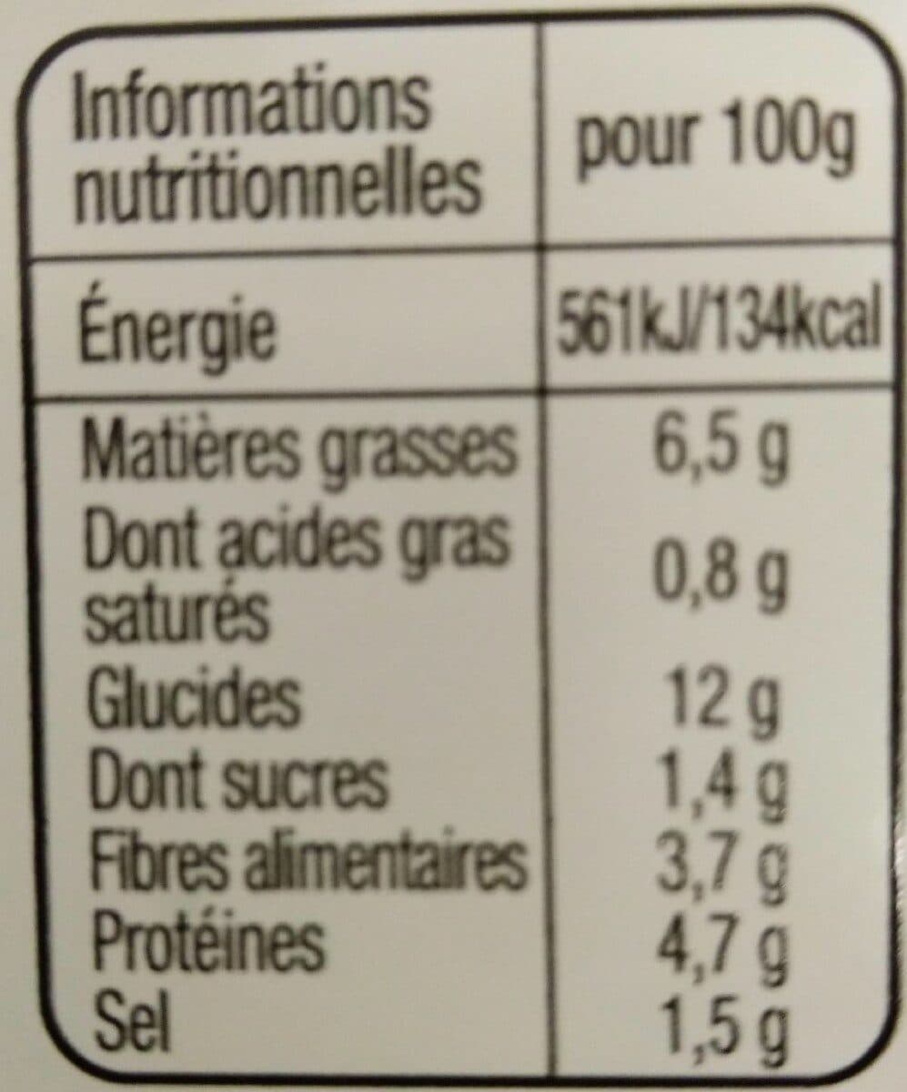 Carte Nature Salade De Pois Chiches a L'orientale packshot