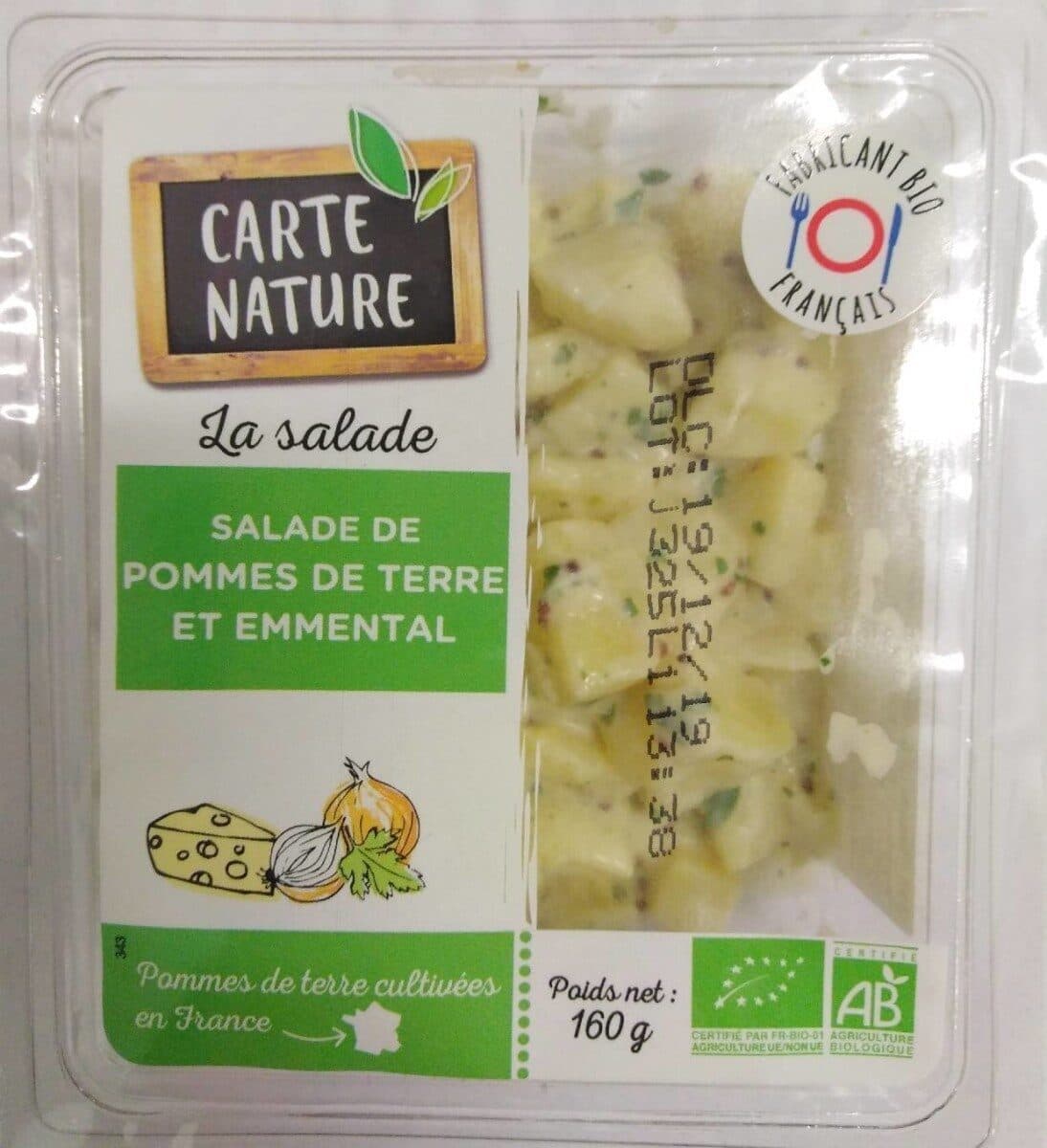 Carte Nature Salade pomme de terre et emmental packshot