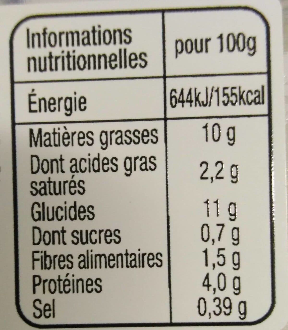 Carte Nature Salade pomme de terre et emmental packshot