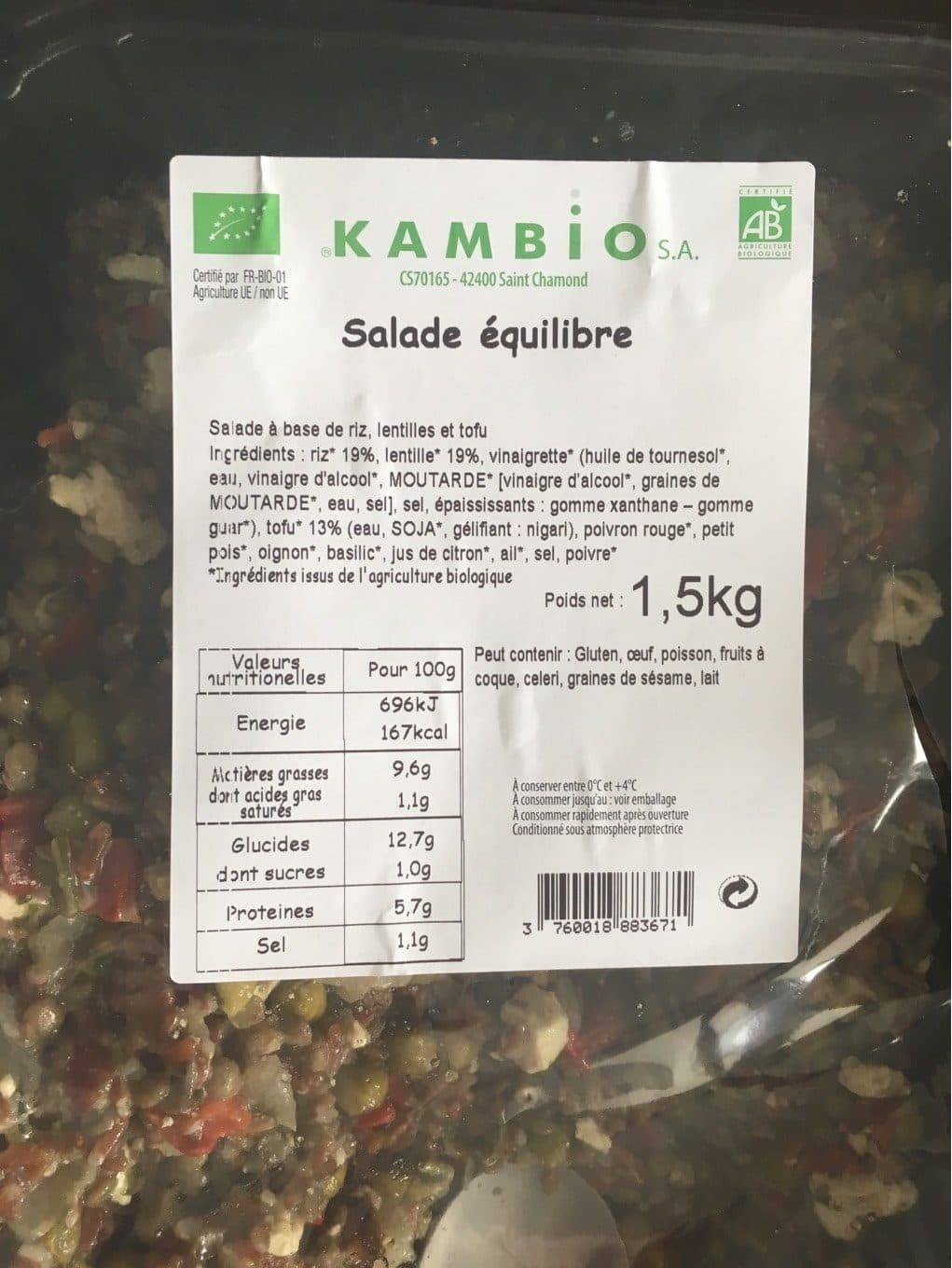 Kambio Salade equilibré packshot
