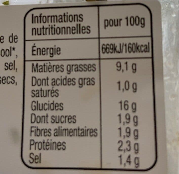 Carte Nature Taboulé oriental packshot