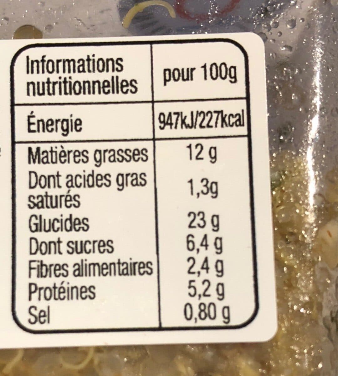 Carte Nature Quinoa aux Châtaignes et Fruits Secs packshot
