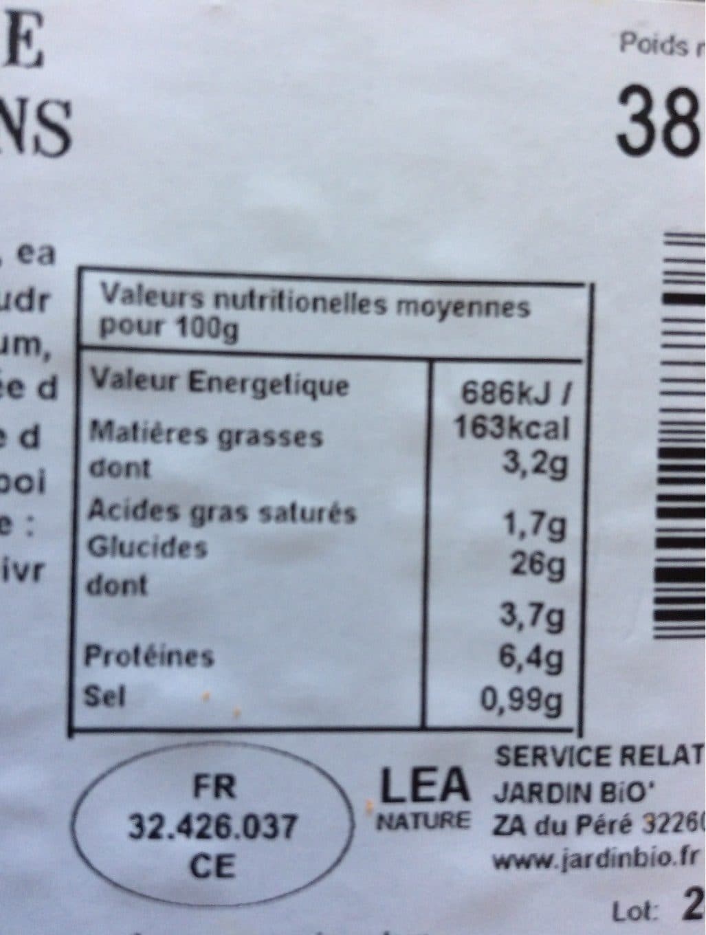 Jardin Bio Calzone 4 saisons packshot