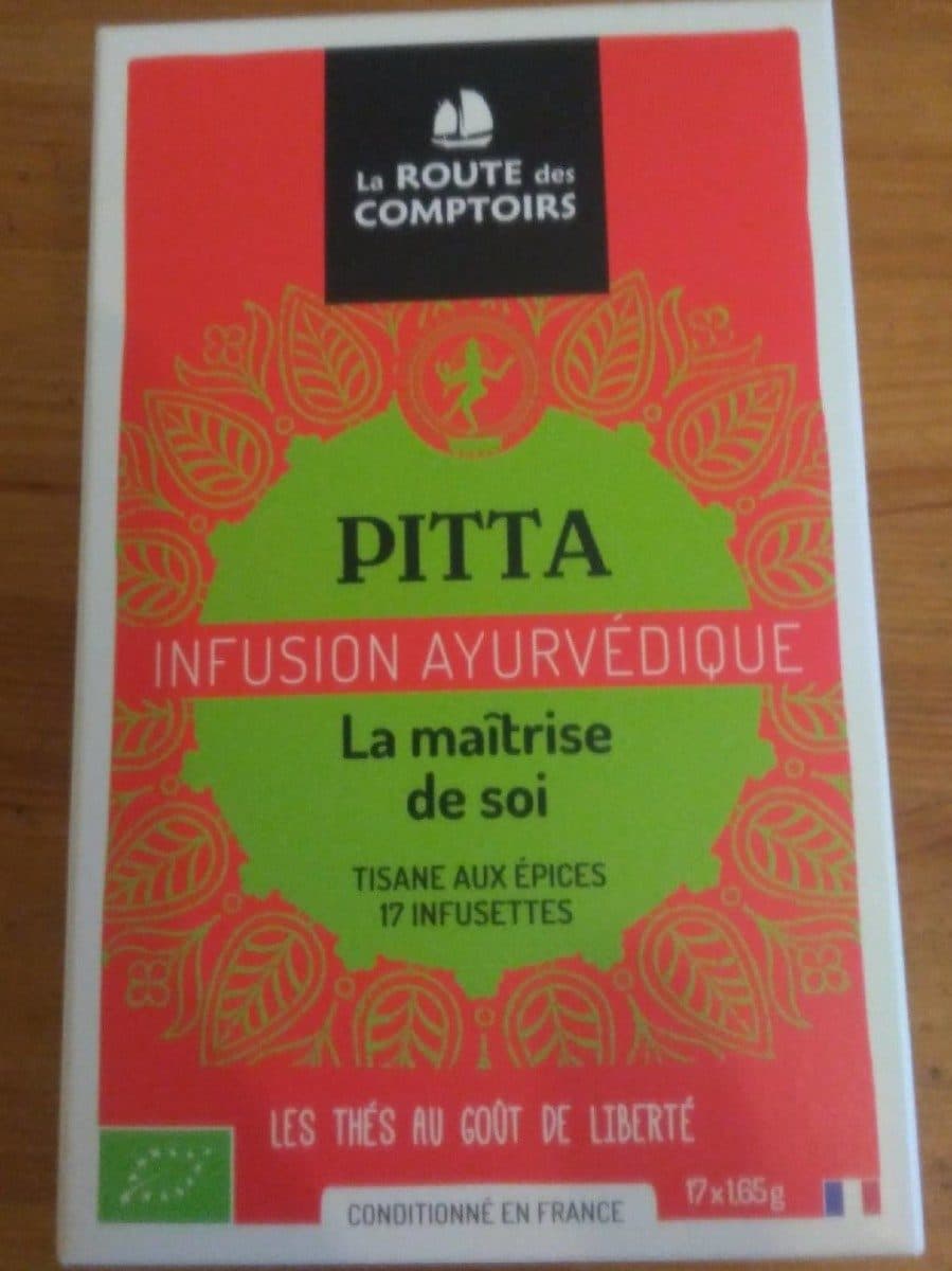 La Route des Comptoirs PITTA INFUSION AYURVÉDIQUE La maîtrise de soi packshot