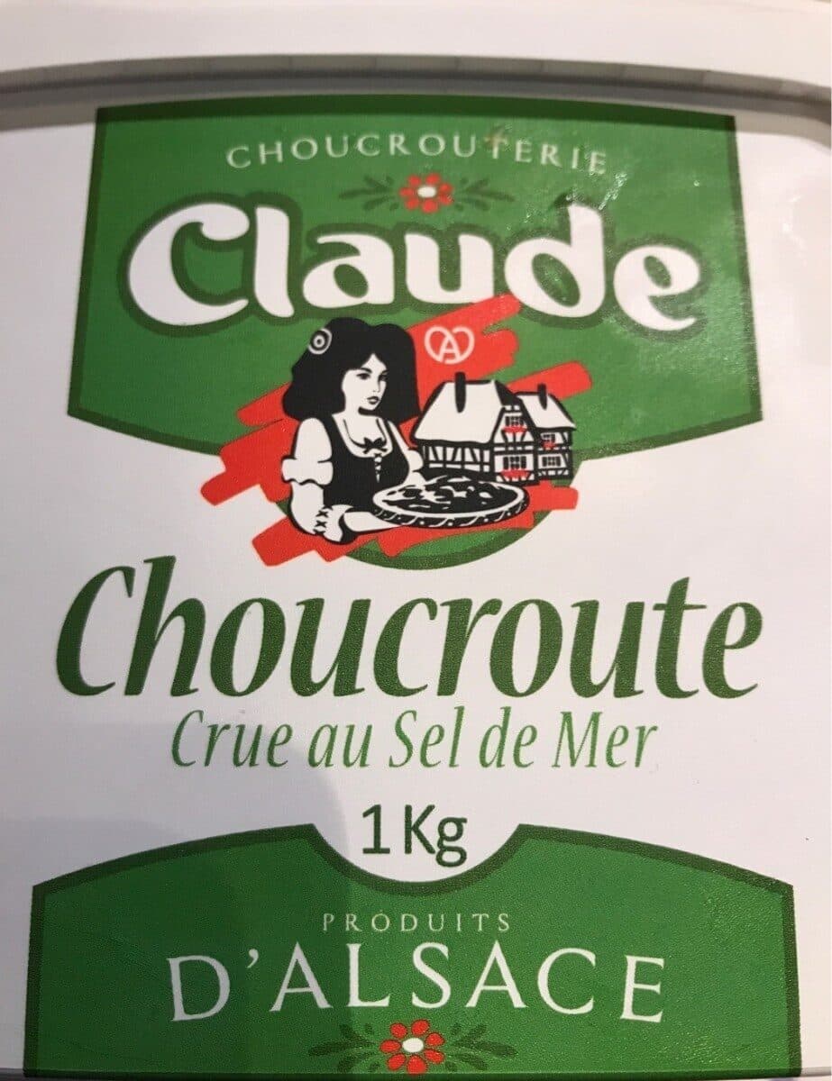Marie claude Et Rene blanc Choucroute crue packshot