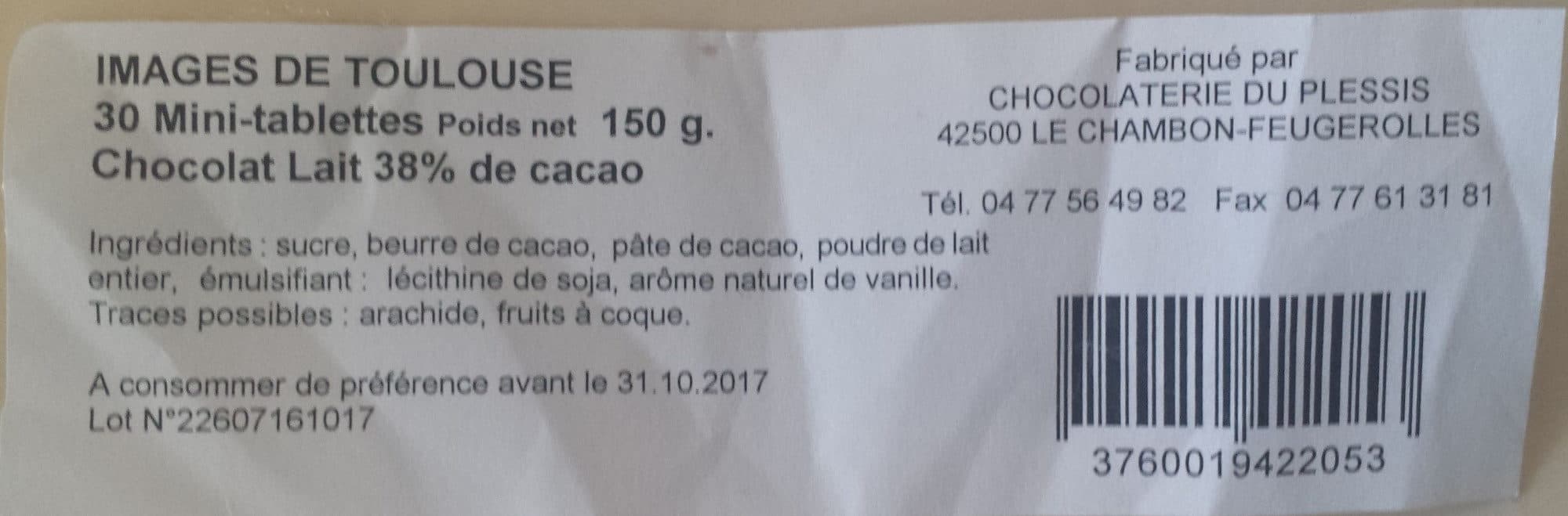Chocolaterie du Plessis Images de Toulouse packshot