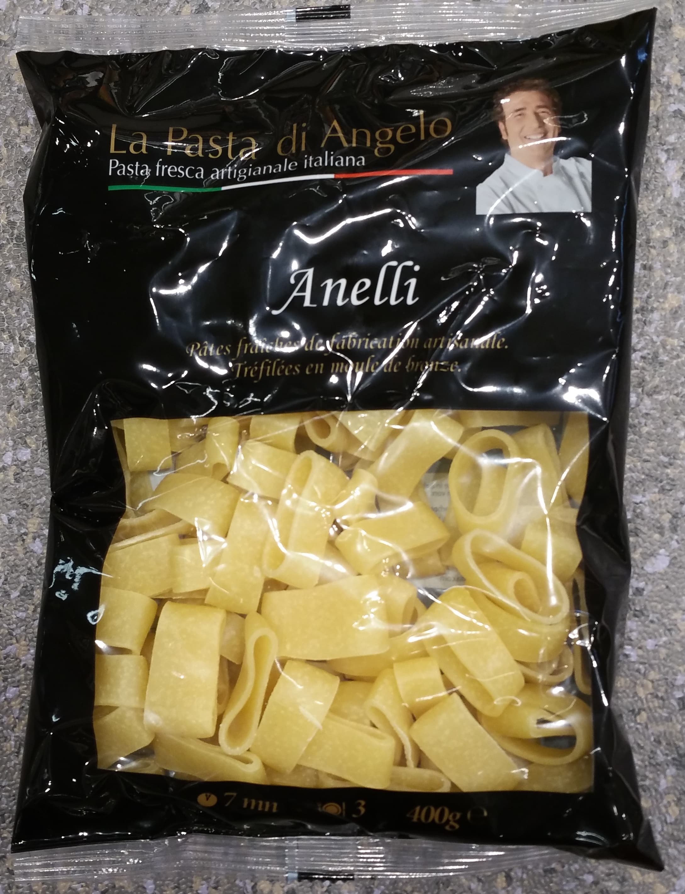 La pasta di Angelo Anelli packshot