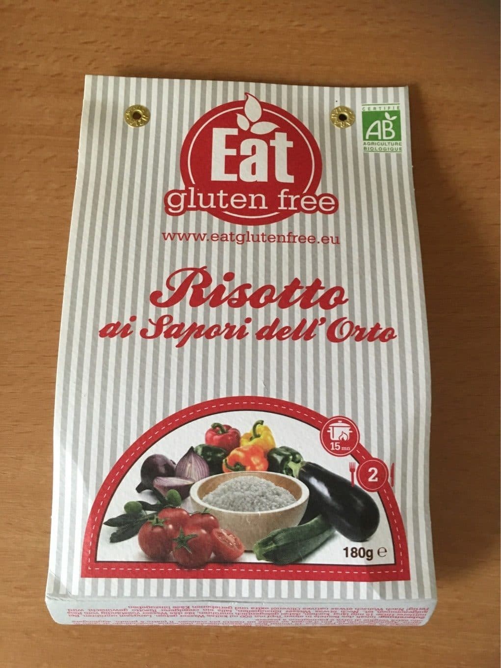 Eat Gluten Free Risotto ai Sappori dell’Orto packshot