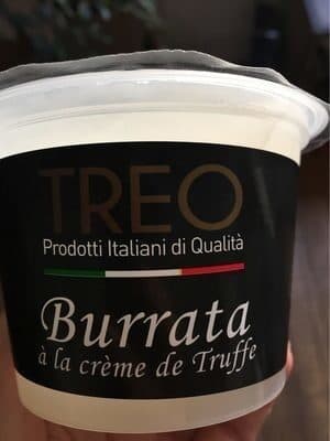 Treo Burrata a la creme de Truffe packshot