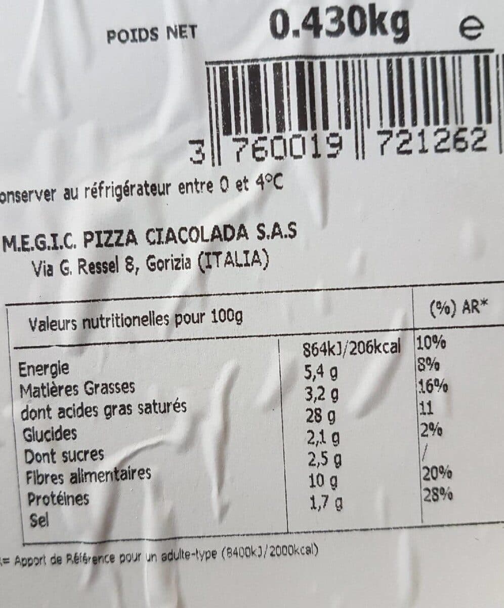 Magic Pizza Pizza Reine packshot