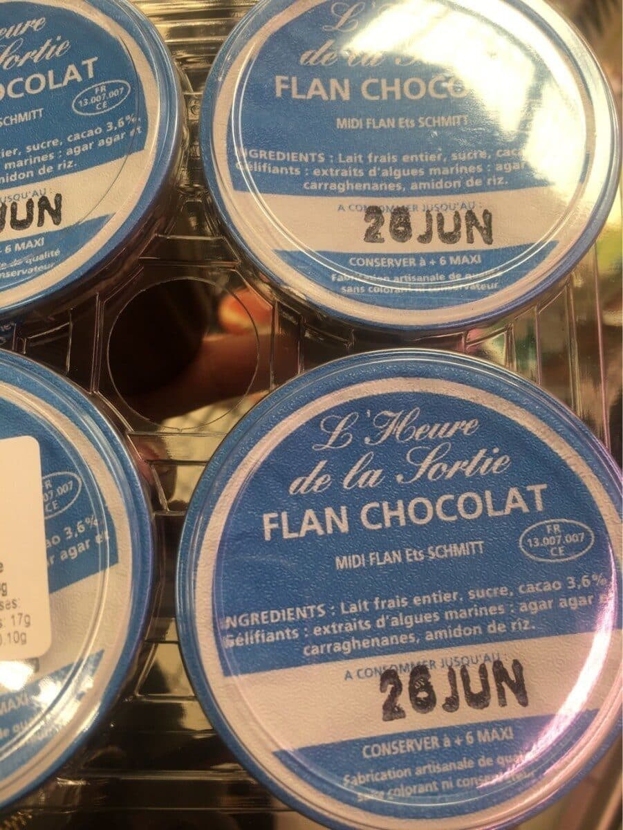 Open Food Facts Flan chocolat packshot
