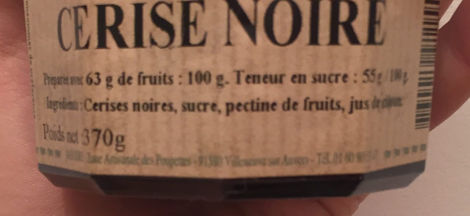 Selection D Alice Confiture Cerise noire packshot