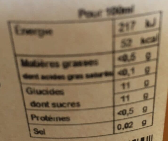 Open Food Facts Nectar d abricot packshot