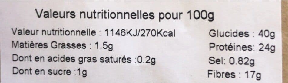 Open Food Facts Lentilles BIO packshot