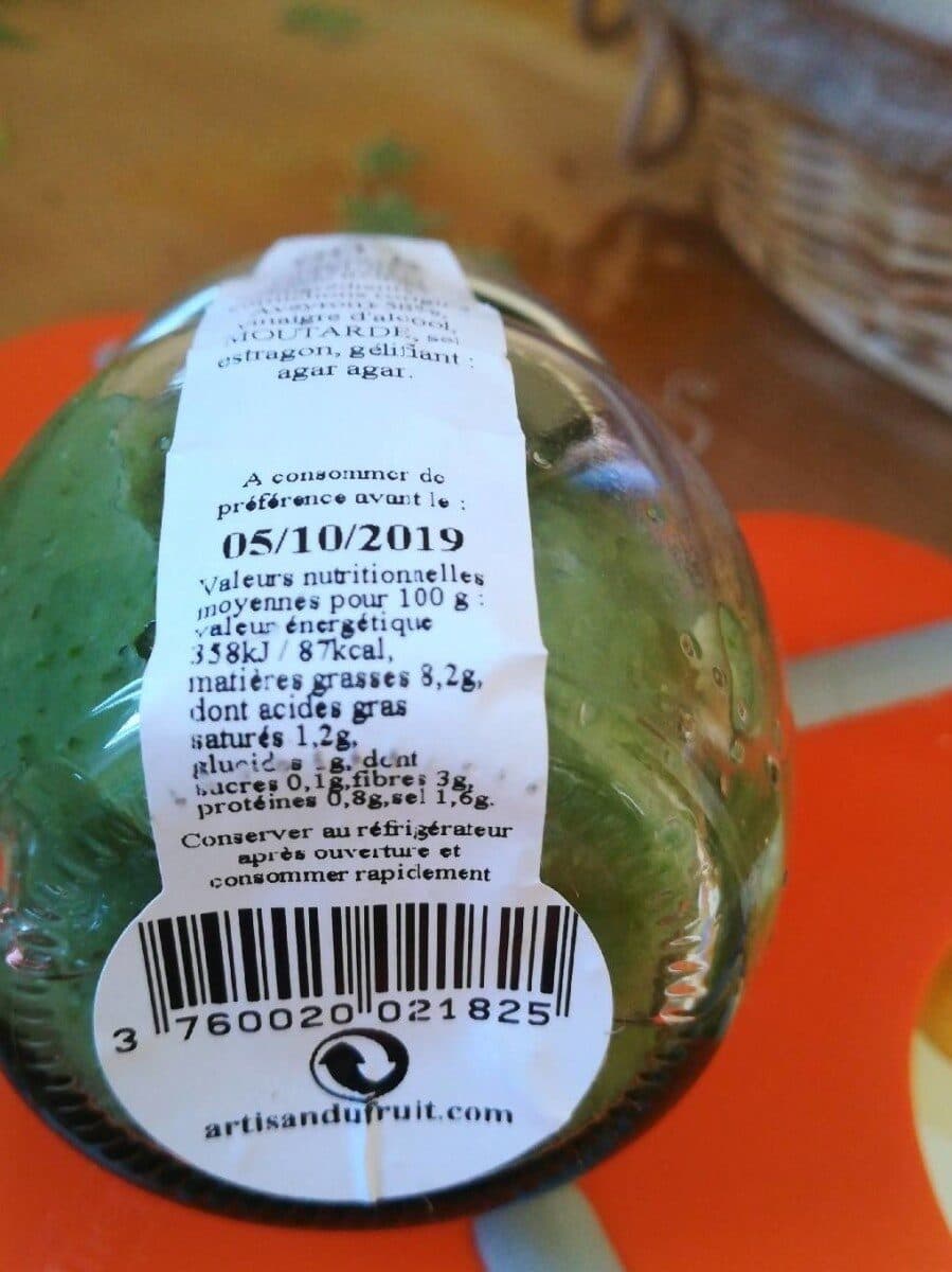 Open Food Facts Cornichons à tartiner packshot